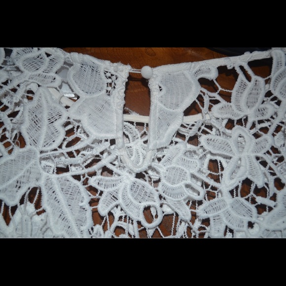White Lace Top - Picture 6 of 6